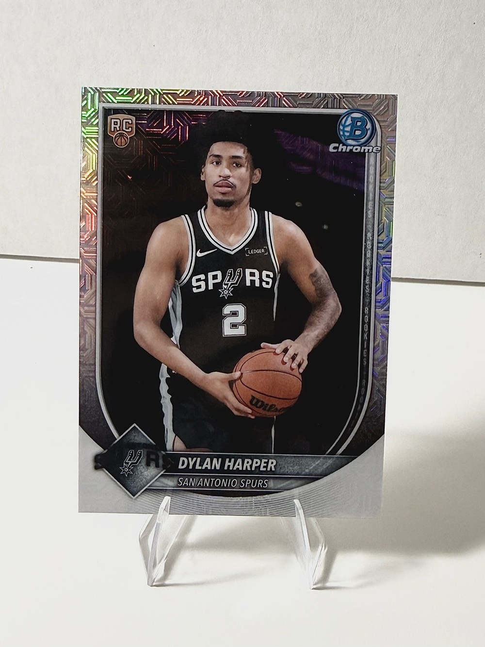 Dylan Harper San Antonio Spurs Rookie Card - Black Jersey